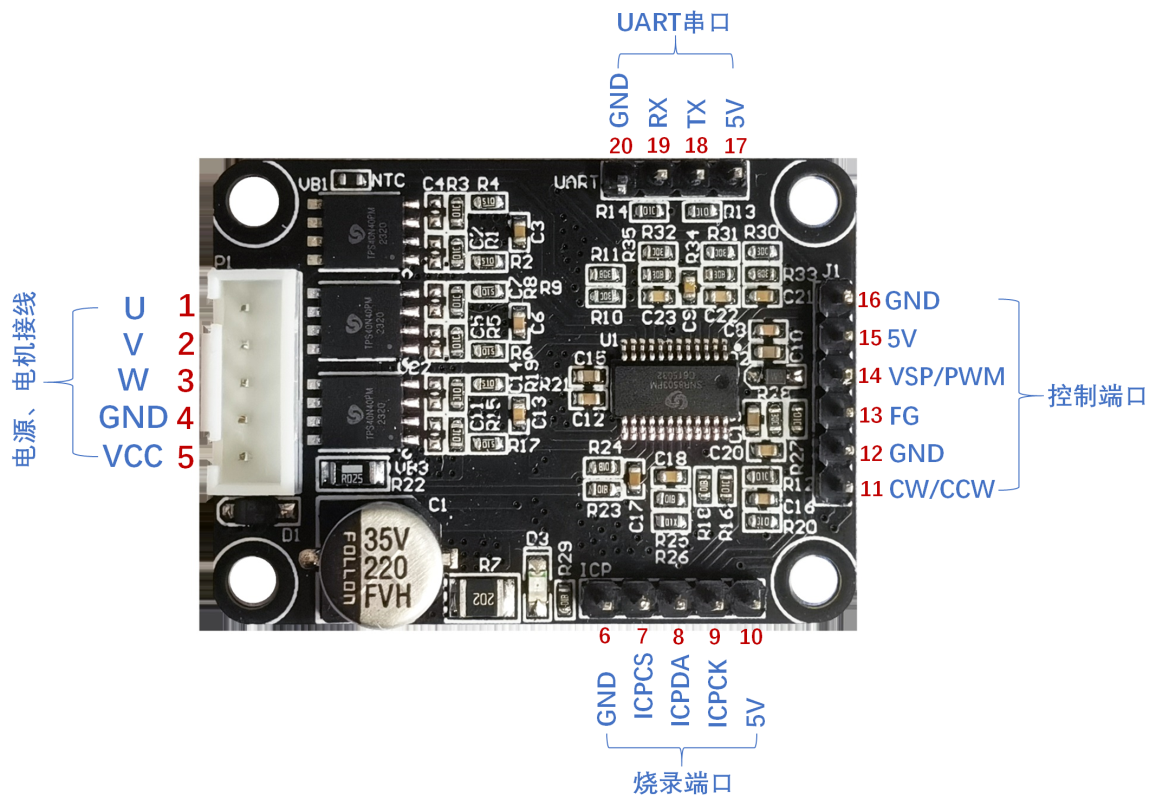 SNR8503PM引脚定义